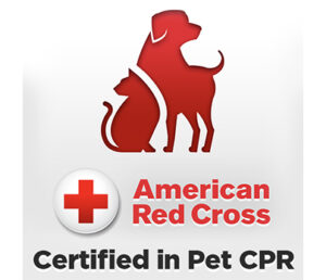 American Red Cross certified in pet CPR